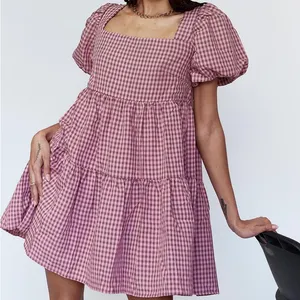 Princess Polly Zalia Mini Dress in Pink / Brown Size 4 New with tag thumbnail 1