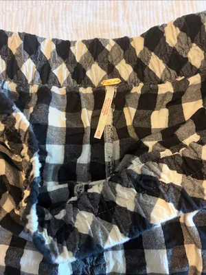 Free People Get Free Seersucker Cotton Pull-On Shorts XL thumbnail 8