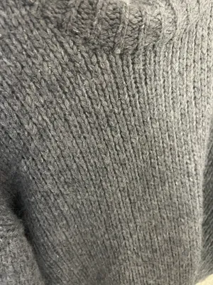 Gray Wool Mockneck Sweater Size L thumbnail 3