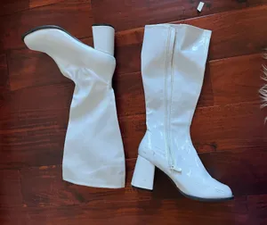 Ellie White boots pleather thumbnail 1