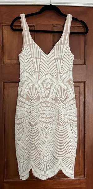 Hello Molly Dress Mini White thumbnail 1