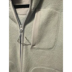 Outdoor Voices Blue Primo Fleece Zip Up Jacket Womans Size Small thumbnail 3
