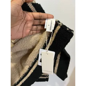 Commense NWT Women Small Tan Knit Open Front Cardigan Quiet Luxury Old Money thumbnail 7