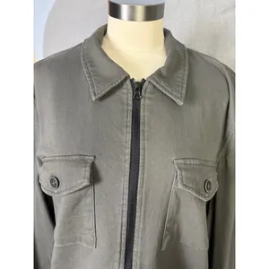 Civil‎ Society Olive Shirt Jacket XL Soft Brushed Stretch Twill Utility Layer thumbnail 7