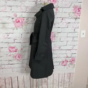 Cole Haan collection gray belted trench coat size 6 thumbnail 7