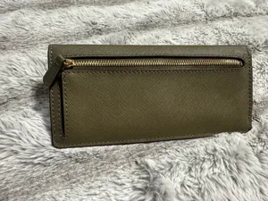 Olive Green Michael Kors Wallet with Snap Closure thumbnail 5