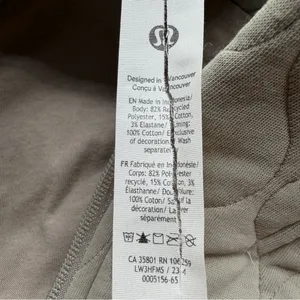 Lululemon Quilted Bomber Jacket Women’s 2 Riverstone Sage Green Cropped LW3HFMS thumbnail 11