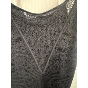 Torn by Ronny Kobo Cami Black‎ Open Knit Lace Tank Top Sleeveless Tank Large NWT thumbnail 4