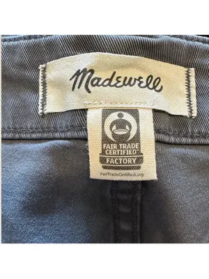 Madewell Slim Straight Utility Pant Gray Womens 31 thumbnail 6