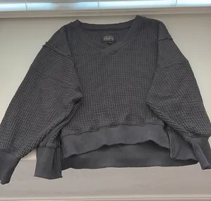 american eagle v neck sweatshirt thumbnail 1