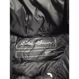 Eddie Bauer Women’s 700 Fill Power Goose Down Vest Black Small Puffer thumbnail 4