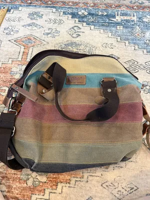 Hot canvas bag shoulder tote purse crossbody messenger satchel woman handbag thumbnail 9