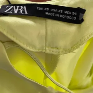 Zara Satin lime green dress Xs thumbnail 11