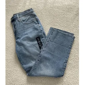 J Crew $118 Essential Straight Leg Jeans Medium Blue Raw Hem Size 30 CD679 thumbnail 5