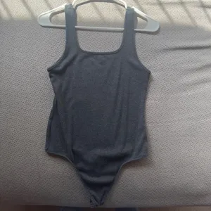 American Eagle Outfitters Square Neck Ribbed Tank Bodysuit - M thumbnail 2