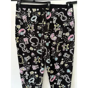 Cuddl Duds Sweater Knit Pajama Set NEW Long Sleeve Pants XXL Black Diamond Jewel thumbnail 10