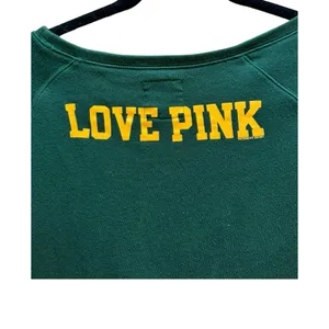 Victoria’s Secret PINK NFL Green Bay Packers LET’S GO PACKE Sequin Sweatshirt XS thumbnail 7