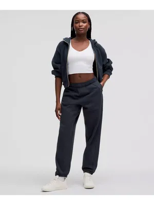 Lululemon Scuba Mid-Rise Oversized Jogger Black M LW5GI0S Sweatpants thumbnail 4