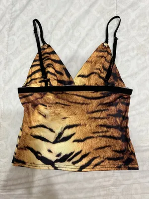 Tiger print tank Orange thumbnail 2