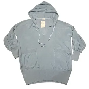 NWT Intimately Free People Oversized Light Blue Pullover Sweater Sz Small thumbnail 3