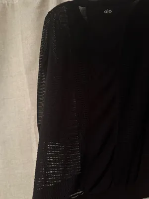 ALO Yoga | Black Mesh Shirt | M thumbnail 7
