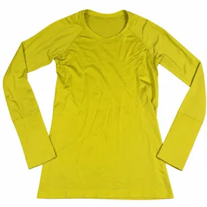 Lululemon Yellow Serpentine swiftly tech 6 long sleeve thumbnail 1