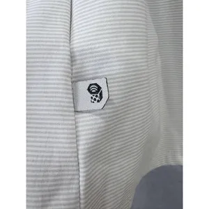 Mountain‎ Hardwear Citypass Popover Shirt Grey White Stripe Top M Camping Hiking thumbnail 8