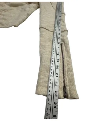 Free People In the Loop Waterfall Cardigan Size M (24” PTP) Ivory thumbnail 8