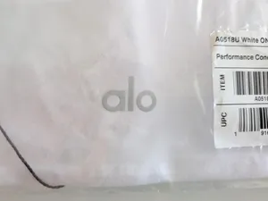 Alo Yoga Performance Conquer Headband White One Size Unisex Yoga A0518U NWT thumbnail 2