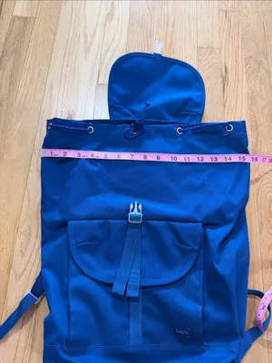 Baggu Blue Drawstring Backpack thumbnail 6