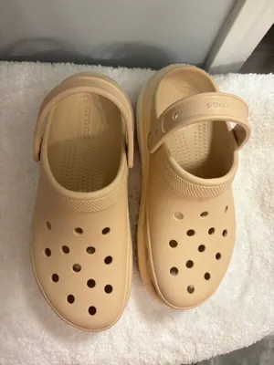 Platform Crocs Nude Sz. thumbnail 5