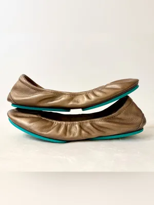 Tieks by Gavrieli Metallic Bronze Ballet Flats Size 8 thumbnail 12