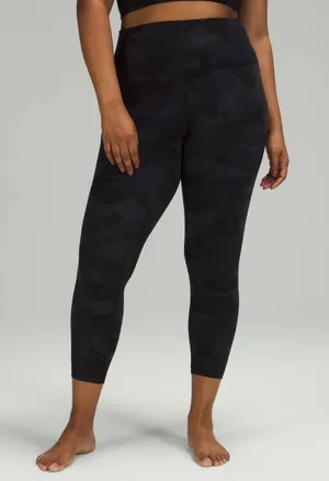 Lululemon Align Pant 25" Size 4 - Heritage 365 Camo Deep Coal Multi thumbnail 1