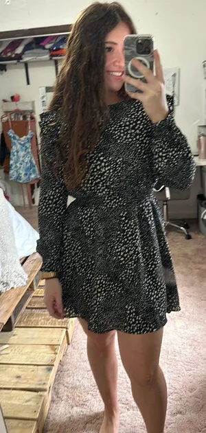 Long Sleeve Dress White Size M thumbnail 1