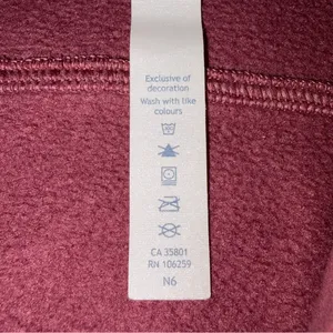 Lululemon Cotton Fleece Pixie Floral So Merlot Redwood Scuba Hoodie Jacket 4 thumbnail 11