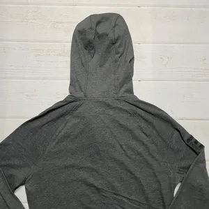 New - New Era - Women’s Grey Cotton Sueded Zipped Hoodie - Size Large thumbnail 7
