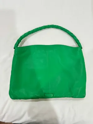 Vince Camuto Green Leather Shoulder Bag thumbnail 3
