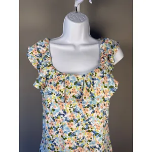 Abercrombie & Fitch Floral‎ Ruffle Strap Mini Dress Cottagecore S thumbnail 3