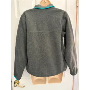 Patagonia Synchilla Snap T Fleece Pullover Gray Teal Small STY25455 Y2K thumbnail 2
