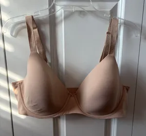Smoothez by aerie Nude Support T-Shirt Bra with Light Padding Size 38DD thumbnail 1