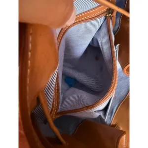 J.McLaughlin Dahna Tan Leather Tote Bag thumbnail 13