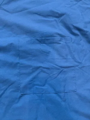 Unisex Landau Essentials V-Neck Large Scrubs Top Shirt Short Sleeves thumbnail 4