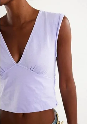Free People Ivy Tee Lilac thumbnail 1