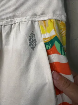 Free People Movement Hot Shot Harem White Citrus Lemon Drop Crotch Shorts thumbnail 3