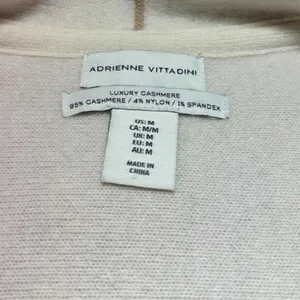 Adrienne Vittadini luxury cashmere shawl sweater in size M. thumbnail 4