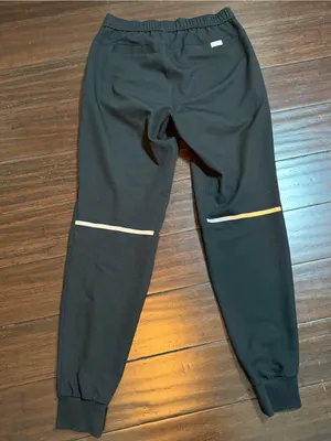 FIGS Black Jogger Pants with White Trim XS thumbnail 2