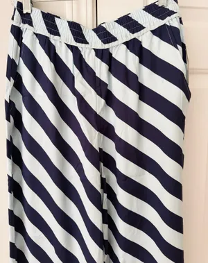Anthropologie Maeve The Brooklin Printed Striped Wide-Leg Pull-On Pants, Size S thumbnail 8