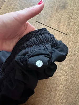 Black Lululemon Shorts Hotty Hot thumbnail 3