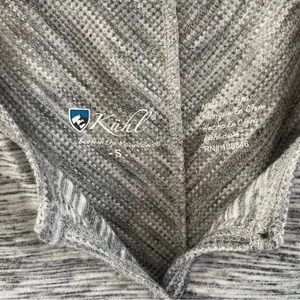 KUHL‎ Svenna Gray Space Dye Henley Top Women's Small Long Sleeve Pullover thumbnail 4