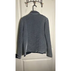 Brooks Brothers Supima Cotton Nautical Cardigan‎ Sweater XL Navy/White Striped thumbnail 7